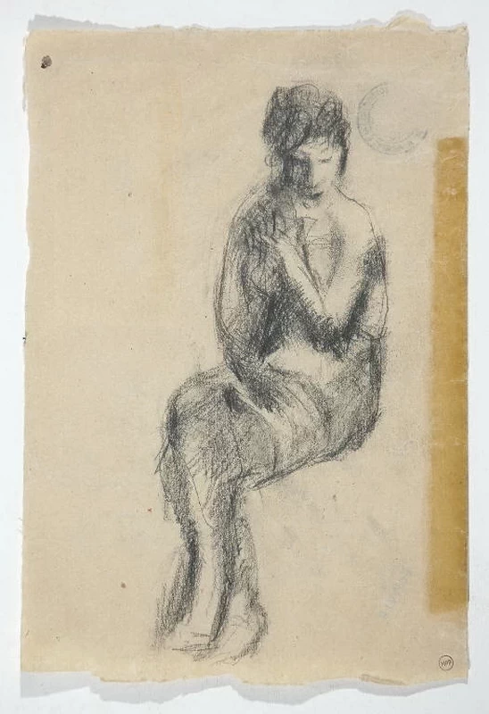  68-Figura femminile seduta-Museo Poldi Pezzoli, Milano 